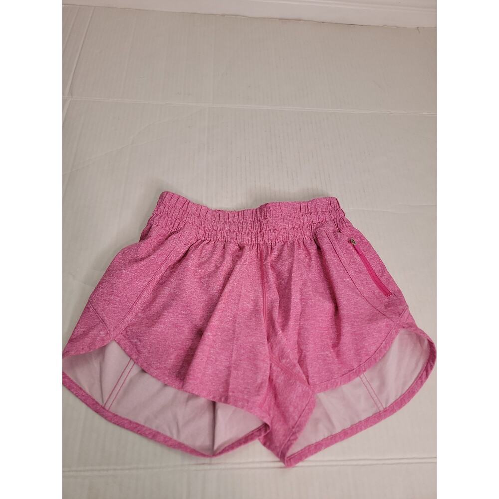 LULULEMON TRacker Shorts V Women's Size 6 Pink 4" Lined High Rise W7AT9S
